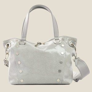 💕HAMMITT💕 Daniel Medium Satchel Bag ~ Nubuck Leather Marble Grey NWT